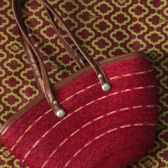 Bags Hand Made Woven Basket Bag Imported Mx Poshmark